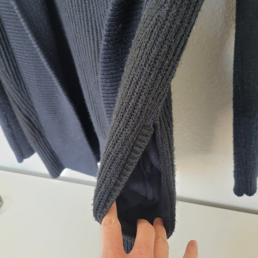 Abercrombie Open Front Cardigan with Side Pockets - Picture 4 of 4